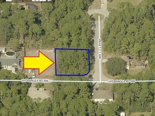 1739 Hydrangea (Corner With Privet) Road NW, Palm Bay, FL 32907