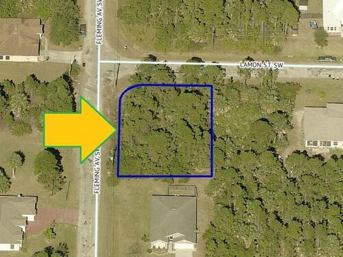 598 Corner Lot On Lamon Street SW, Palm Bay, FL 32908