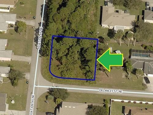 111 Corner Lot On Delancey Street NE, Palm Bay, FL 32907