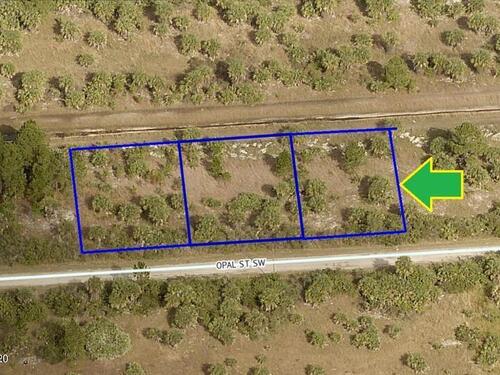 629-43 3 Lots On 629, 643 & 657 Opal Street SW, Palm Bay, FL 32908