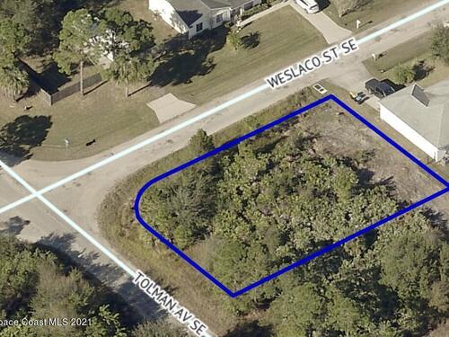 Corner of SE Tolman/Weslaco Street, Palm Bay, FL 32909