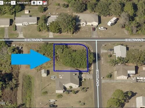 812 Corner Lot On Coconut Street SE, Palm Bay, FL 32909