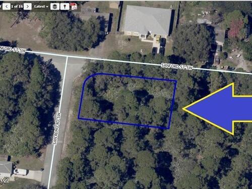 201 Corner Lot On San Remo Road SW, Palm Bay, FL 32908