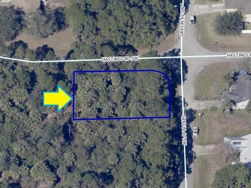776 Corner Lot On Griffin Avenue SW, Palm Bay, FL 32908